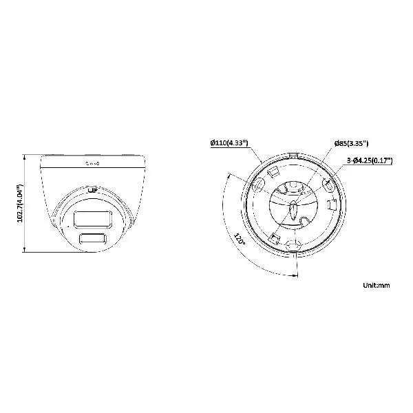 DS-2CD1327G3-LIU(2.8mm)