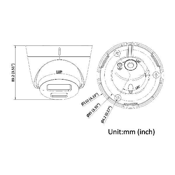 DS-2CD1343G2-LIU(2.8mm)(BLACK)