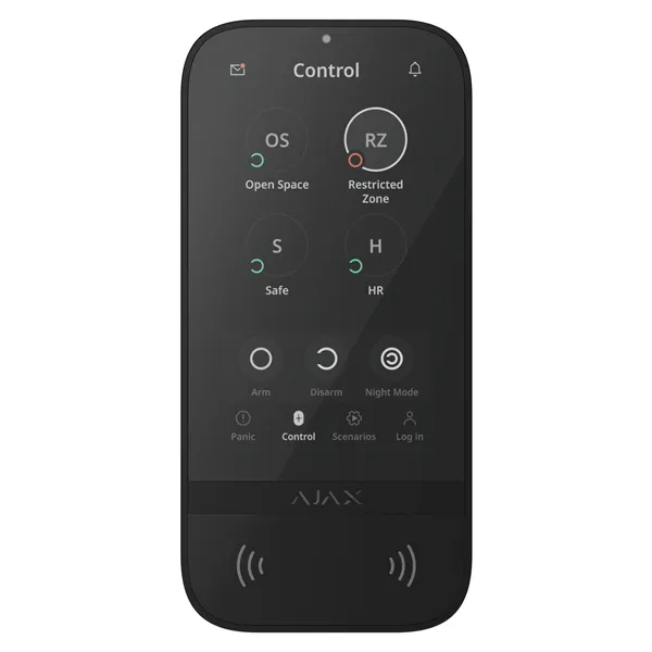 AJAX Super. KeyPad TouchScreen G3,černá