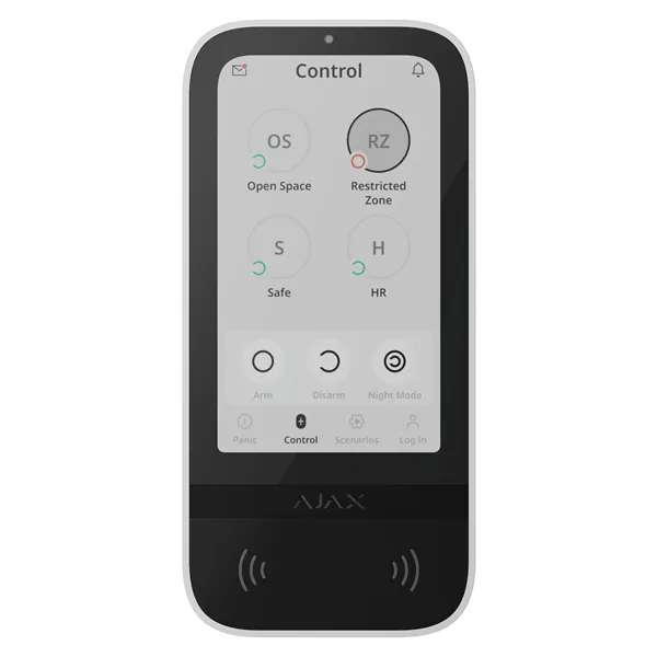 AJAX Superior KeyPad TouchScreen G3,bílá