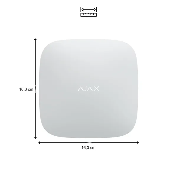 Ajax Hub, 1xSIM 2G, bílý