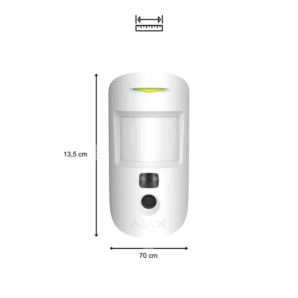 Ajax MotionCam, bílý