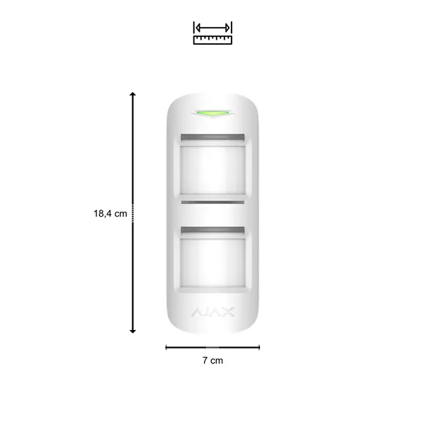 Ajax MotionProtect Outdoor, bílý