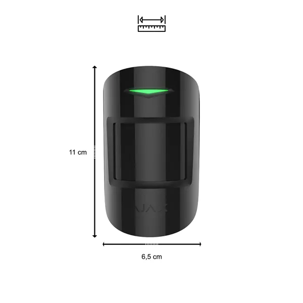 Ajax MotionProtect Plus, černý