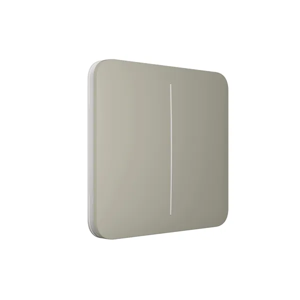 AJAX SoloButton (2-gang) - olivová