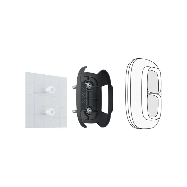 AJAX Holder Button/DoubleButton, černá