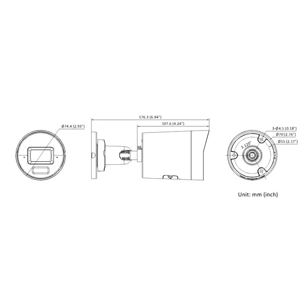 DS-2CD20123G2-LIUY(2.8mm)(BLACK)