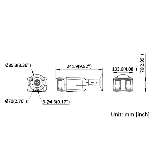 DS-2CD2T63G2P-LISU/SL(180°)