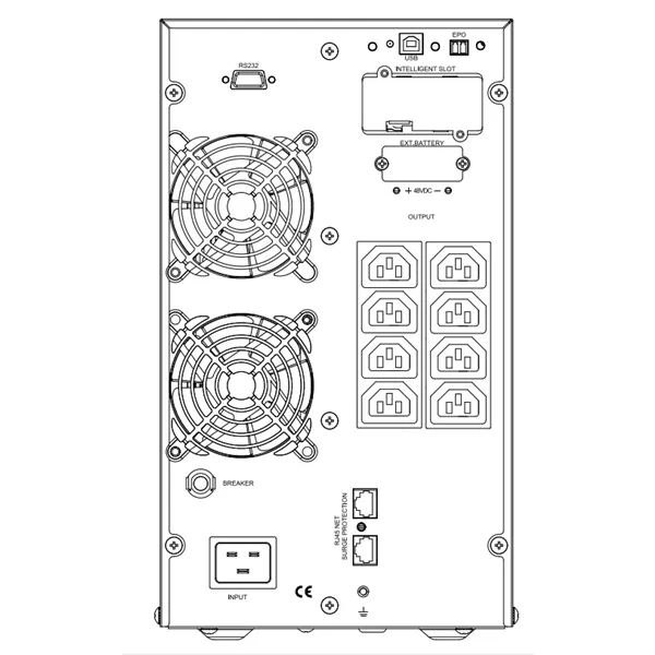 DS-UPS02K48-R/TS/EU/IEC(2YUPS,1YBatt)