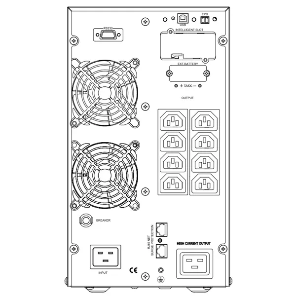 DS-UPS03K72-R/TS/EU/IEC(2YUPS,1YBatt)