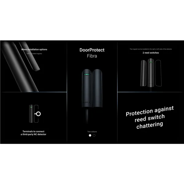 AJAX DoorProtect Fibra, černá