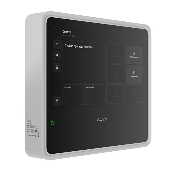 AJAX EN54 Fire Hub, bílá