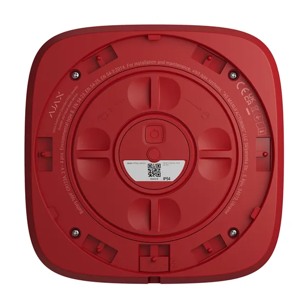 AJAX EN54 FireProtect (Sounder), červená