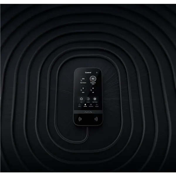 AJAX KeyPad TouchScreen Fibra, černá